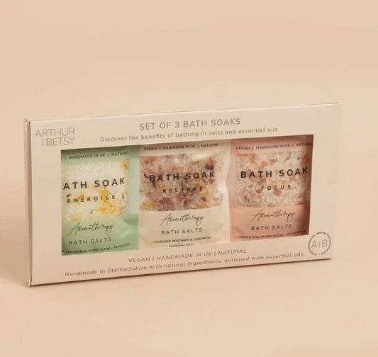 3 Pack Aromatherapy Bath Soak
