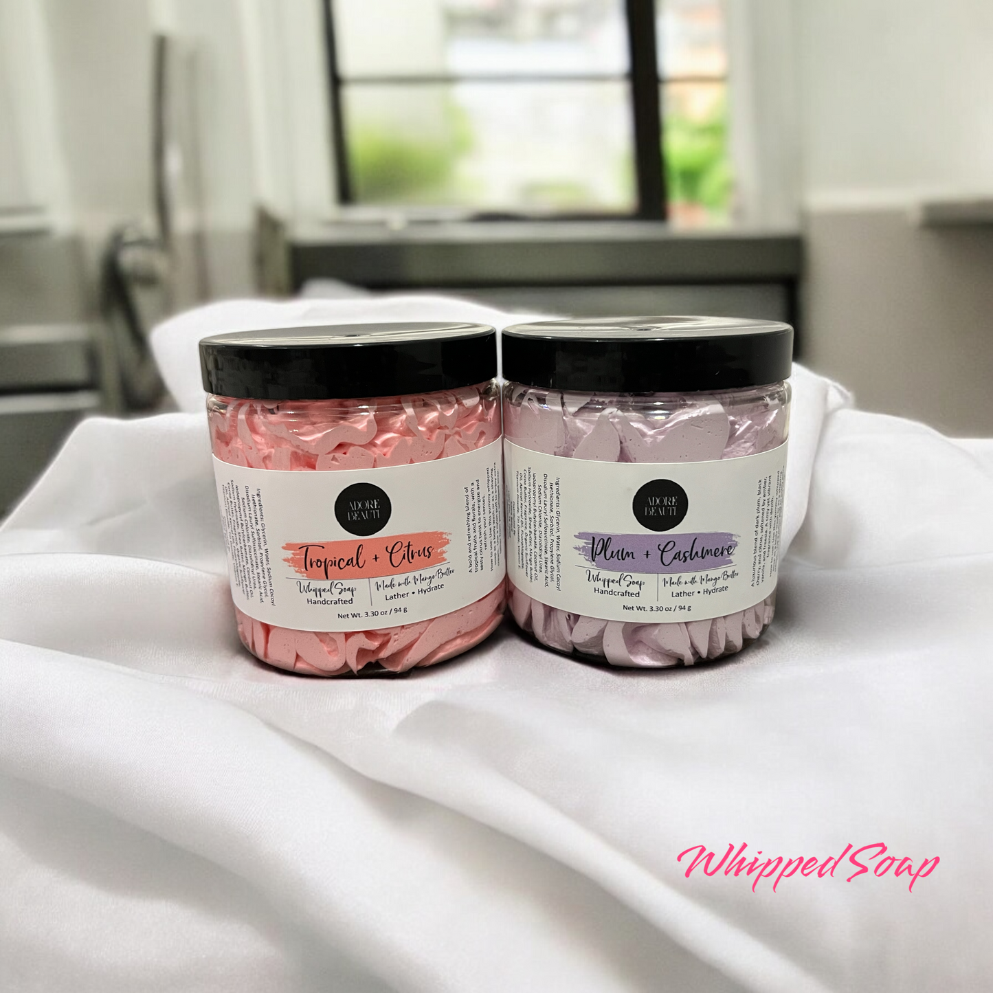 Pure Plum Essence & Cashmere Whipped Soap
