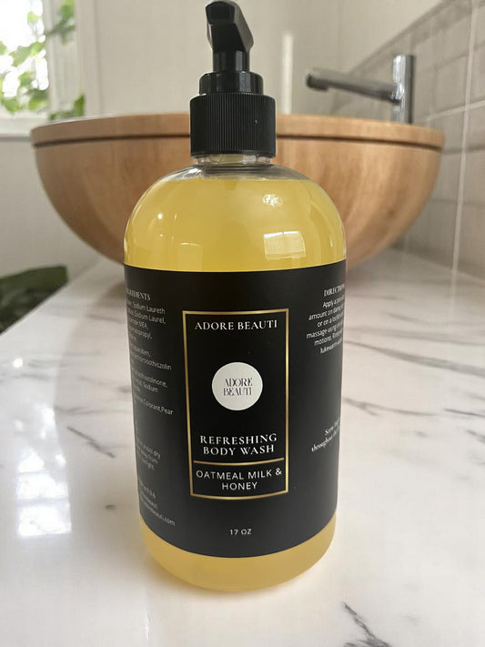 Adore Beauti Oatmeal Milk & Honey Body Wash