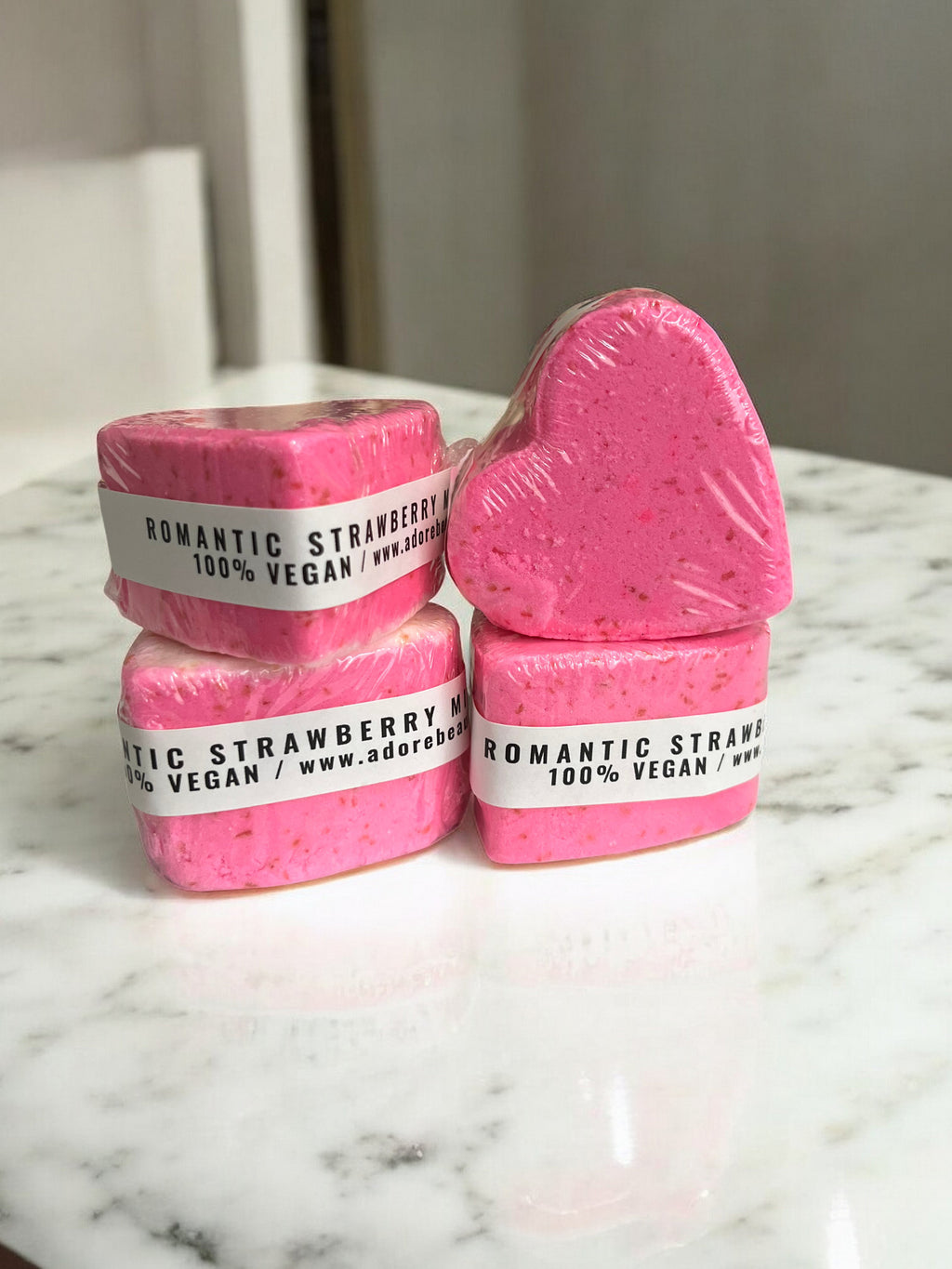 Romantic Strawberry Milkshake Bath Bomb