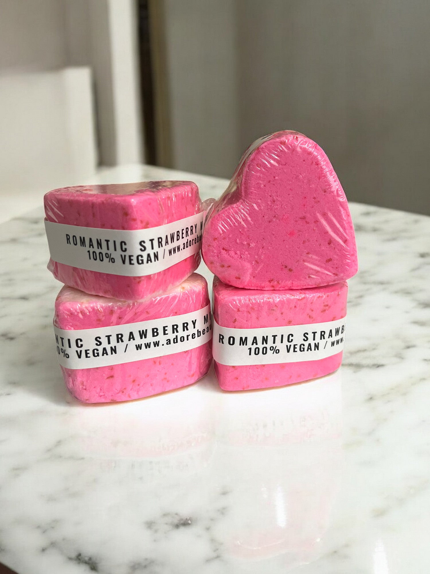 Romantic Strawberry Milkshake Bath Bomb