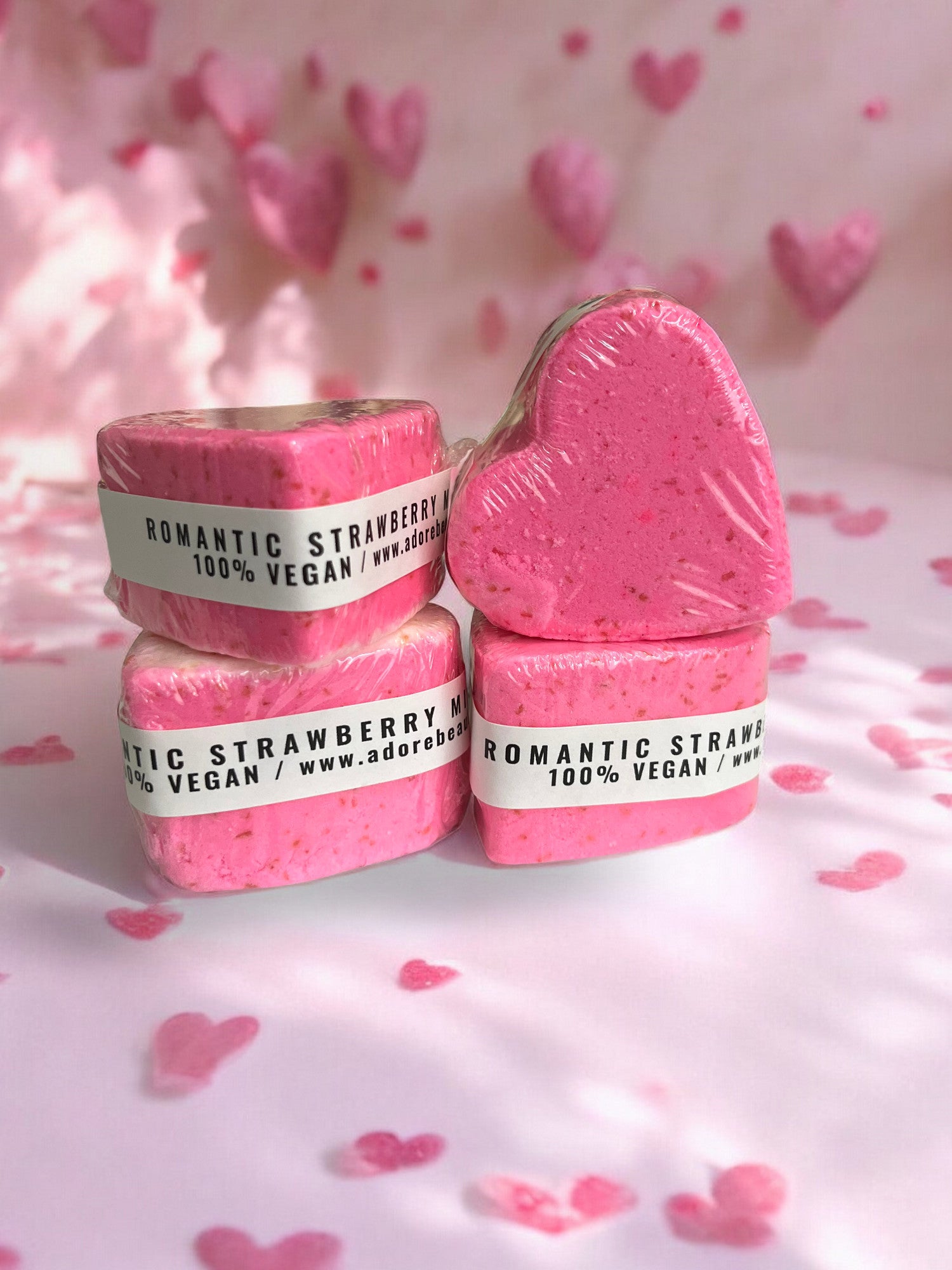 Romantic Strawberry Milkshake Bath Bomb