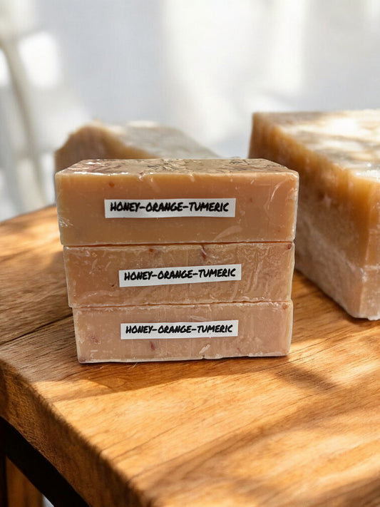 Honey, Orange, & Tumeric Soap